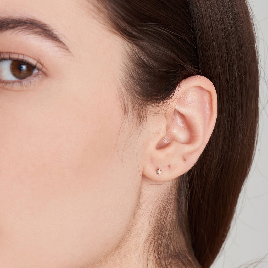 Ania Haie 14kt Gold Opal Stud Earrings earrings Ania Haie   