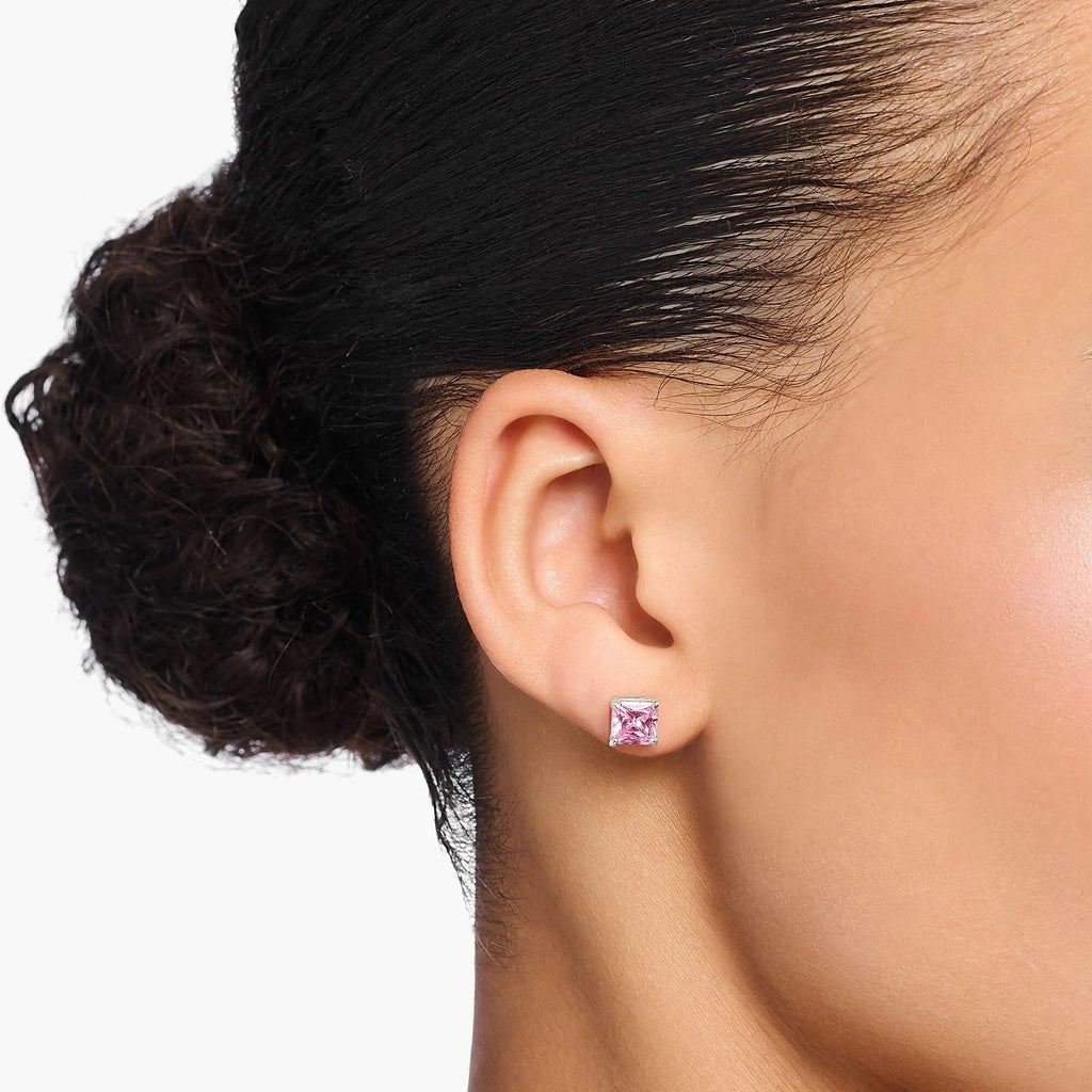 THOMAS SABO Heritage Pink Stone Stud Earrings Ear Studs Thomas Sabo   