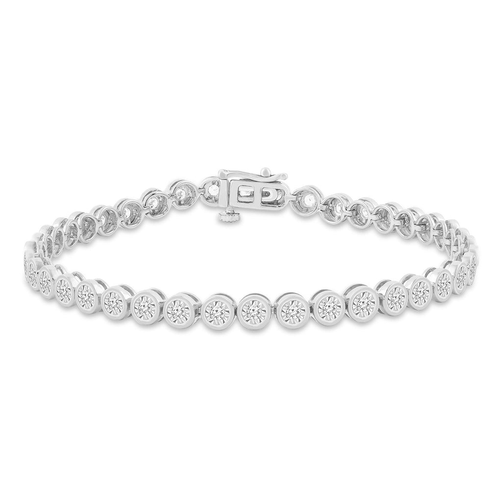 Diamond Bracelet with 1.50ct Diamonds in 9K White Gold Bracelet Boutique Diamond Jewellery   
