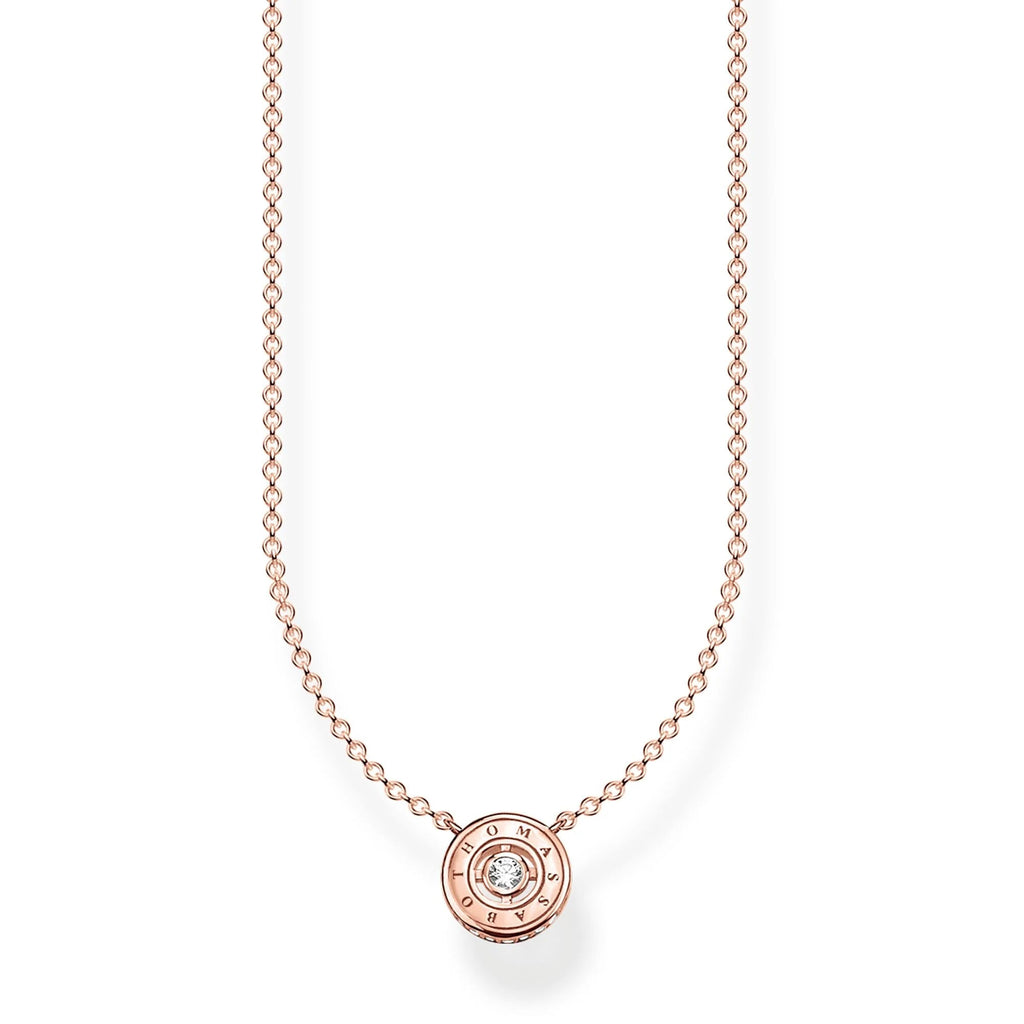 THOMAS SABO Sparkling Circles Rose Gold Necklace Necklace Thomas Sabo 40 - 45 cm  