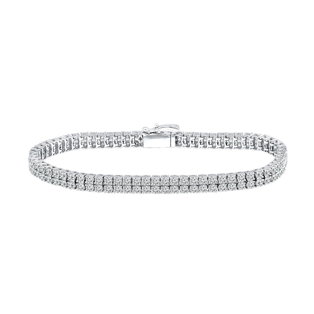 4.95ct Lab Grown Diamond Bracelet in 18K White Gold Bracelet Boutique Diamond Jewellery   
