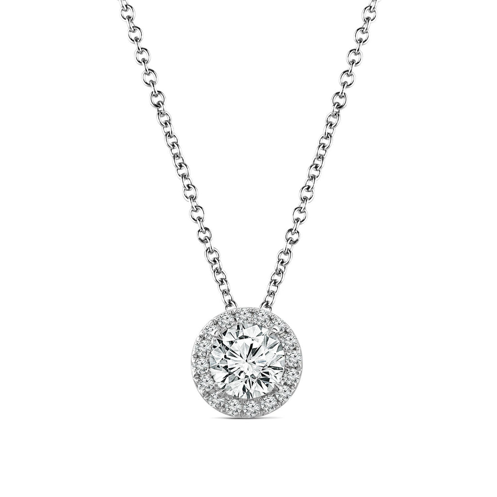 1.25ct Lab Grown Diamond Necklace in 18K White Gold Necklaces Boutique Diamond Jewellery   