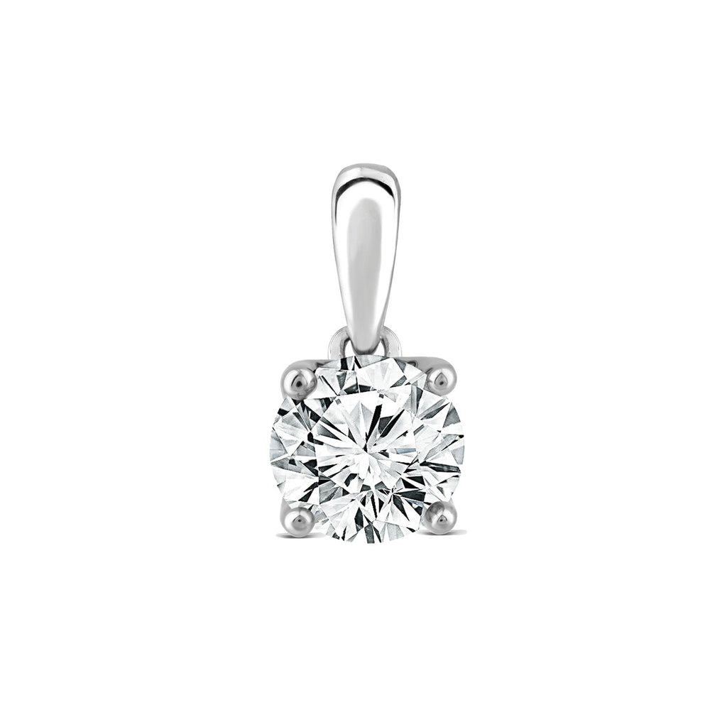 0.50ct Lab Grown Diamond Pendant in 18K White Gold Pendant Boutique Diamond Jewellery   