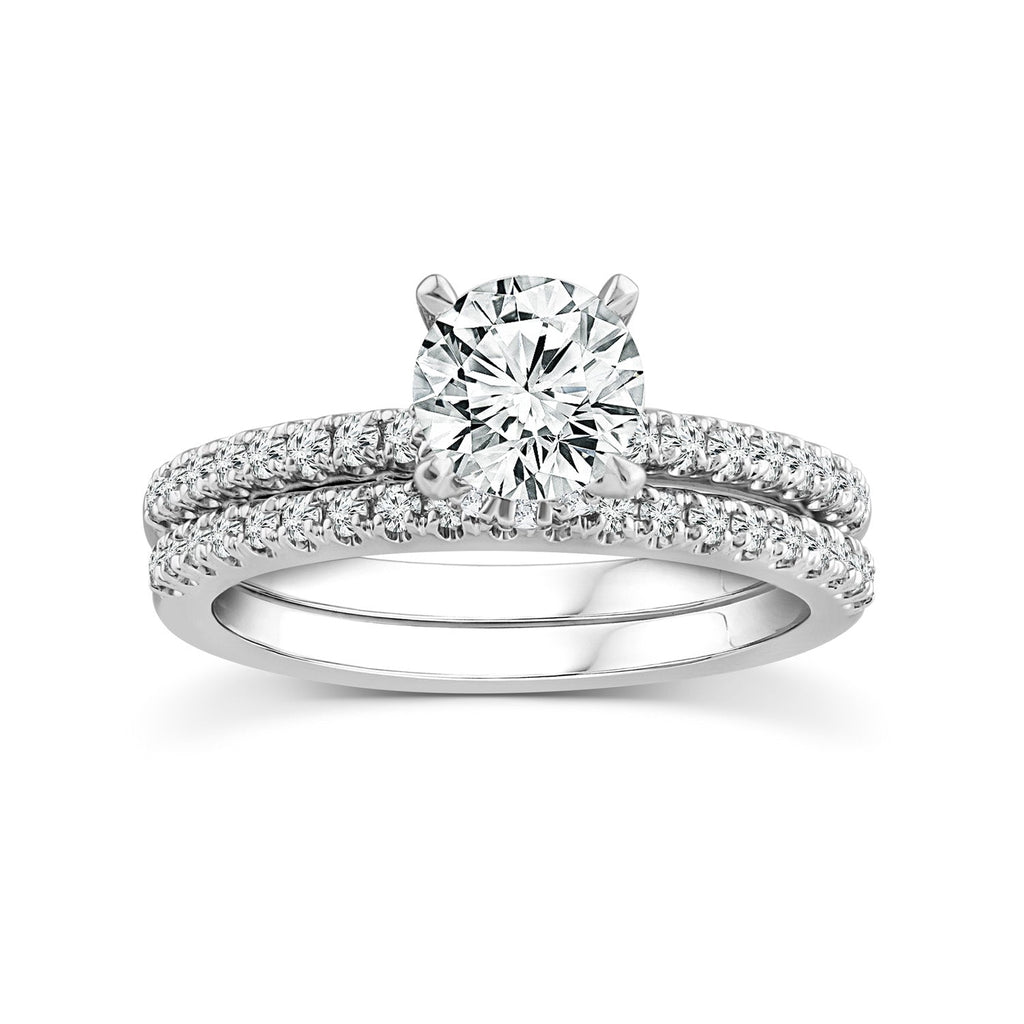 1.50ct Lab Grown Diamond Ring Set in 18K White Gold Rings Boutique Diamond Jewellery L  
