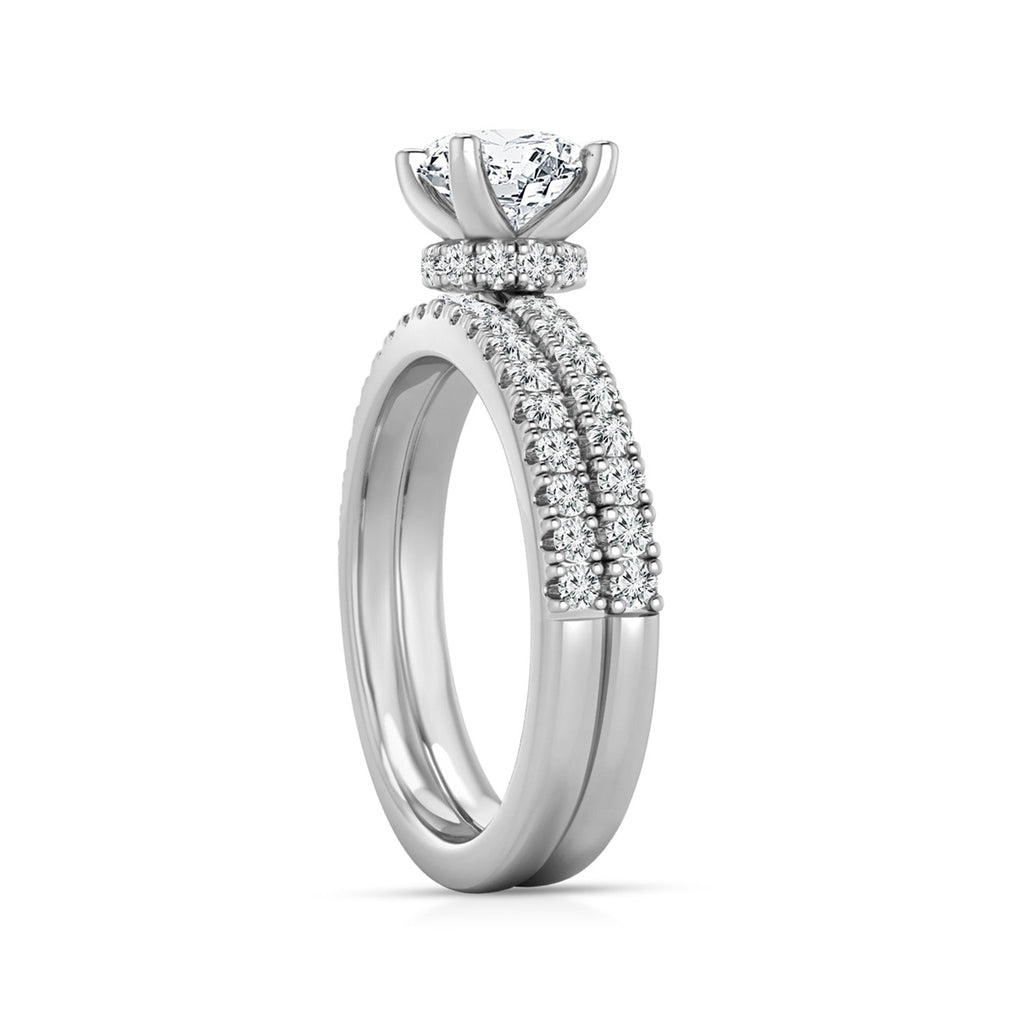 1.50ct Lab Grown Diamond Ring Set in 18K White Gold Rings Boutique Diamond Jewellery   