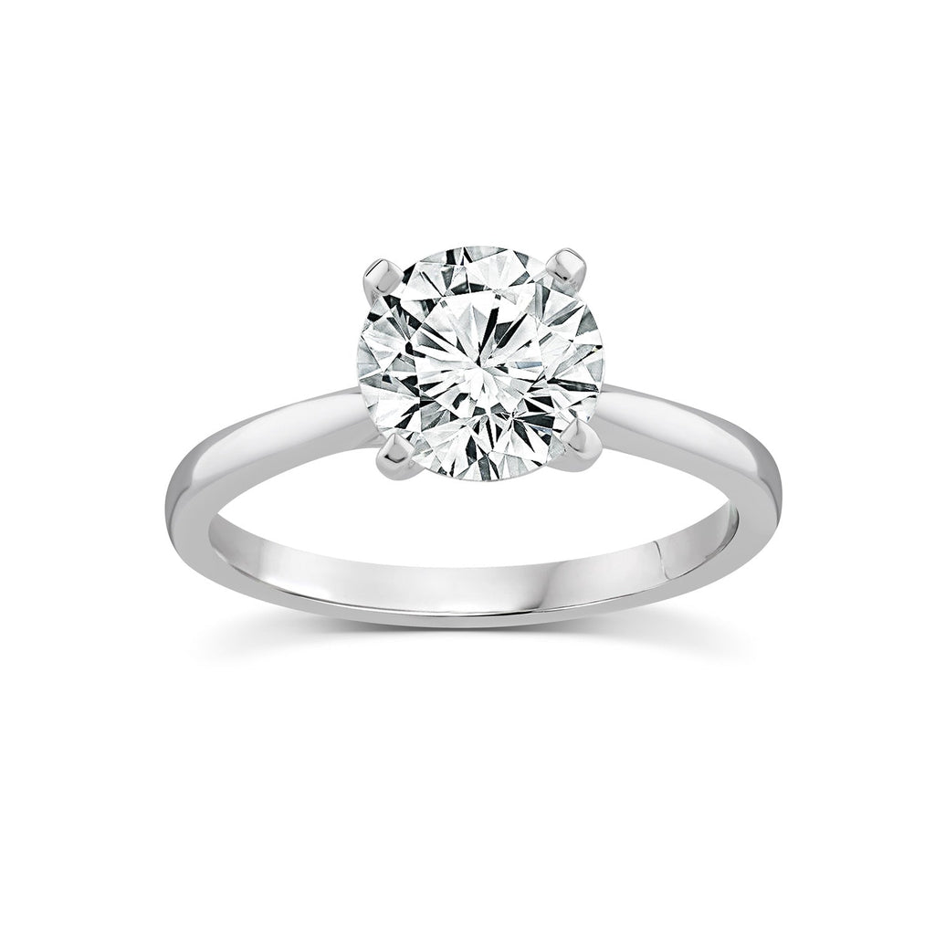 1.50ct Lab Grown Diamond Ring in 18K White Gold Rings Boutique Diamond Jewellery L  
