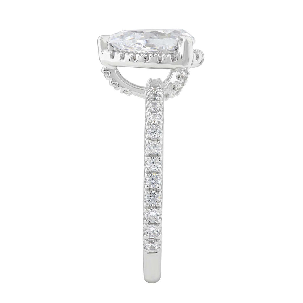 1.40ct Lab Grown Diamond Ring in 18K White Gold Ring Boutique Diamond Jewellery   