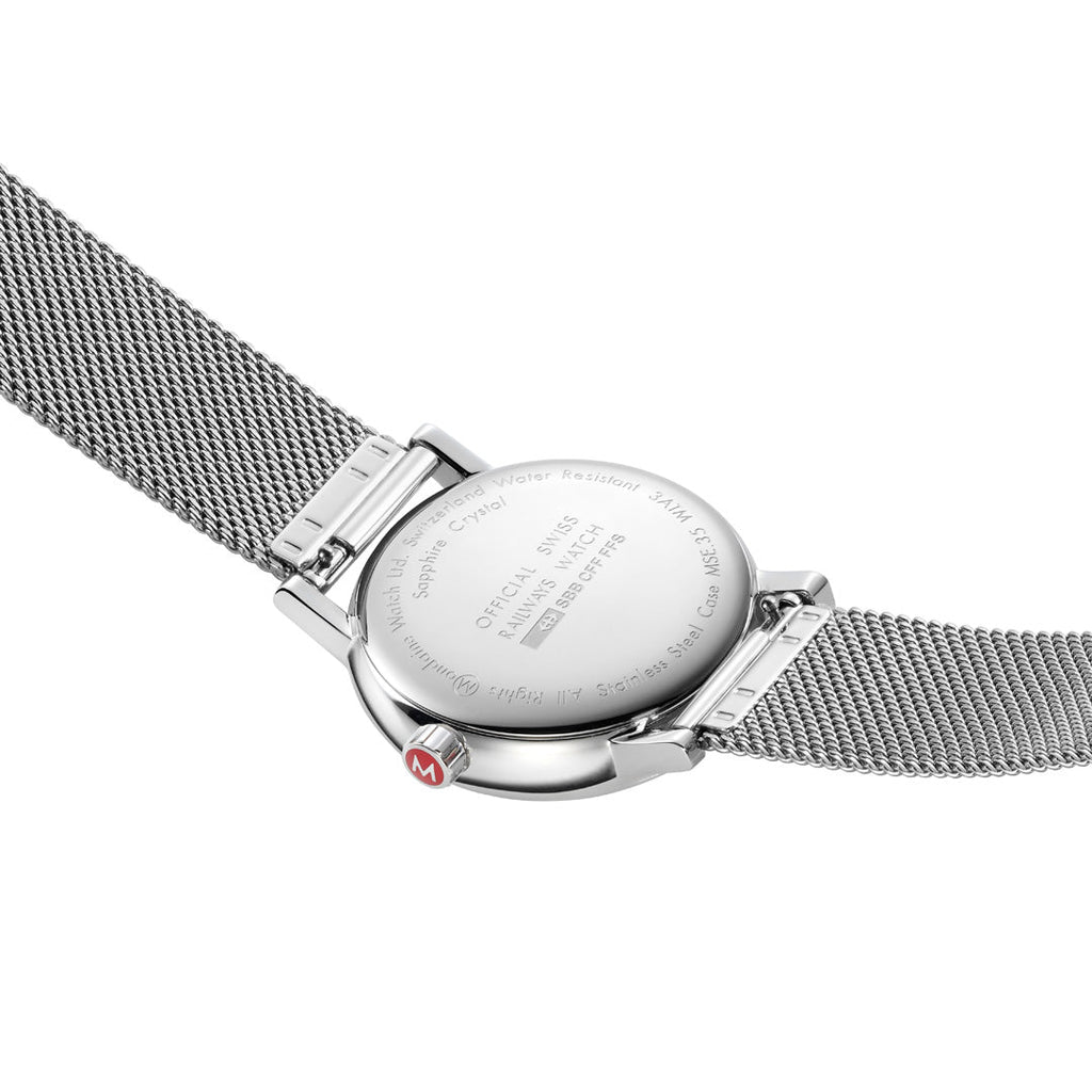 Mondaine Official Swiss Railways Evo2 35mm Sunrise Pink Watch Watches Mondaine   