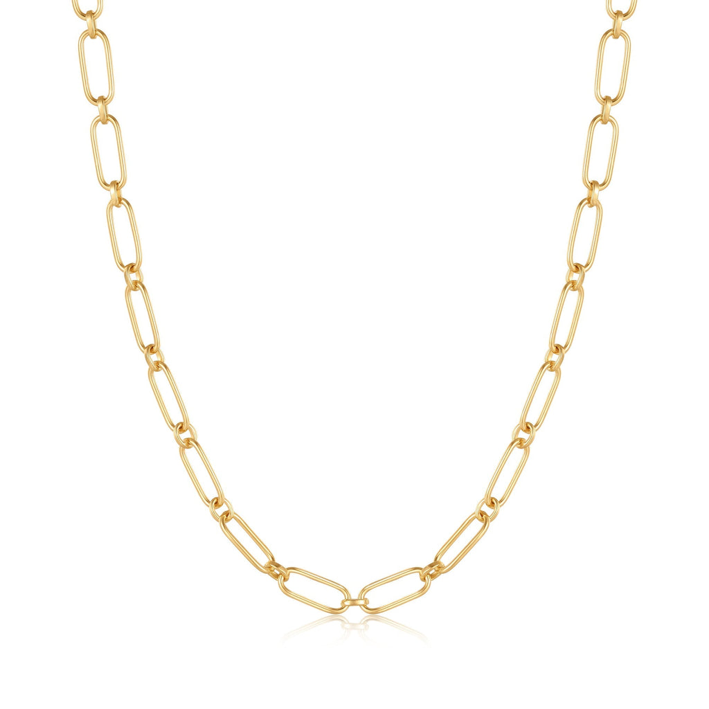 Ania Haie Gold Cable Connect Chunky Chain Necklace Necklaces Ania Haie   