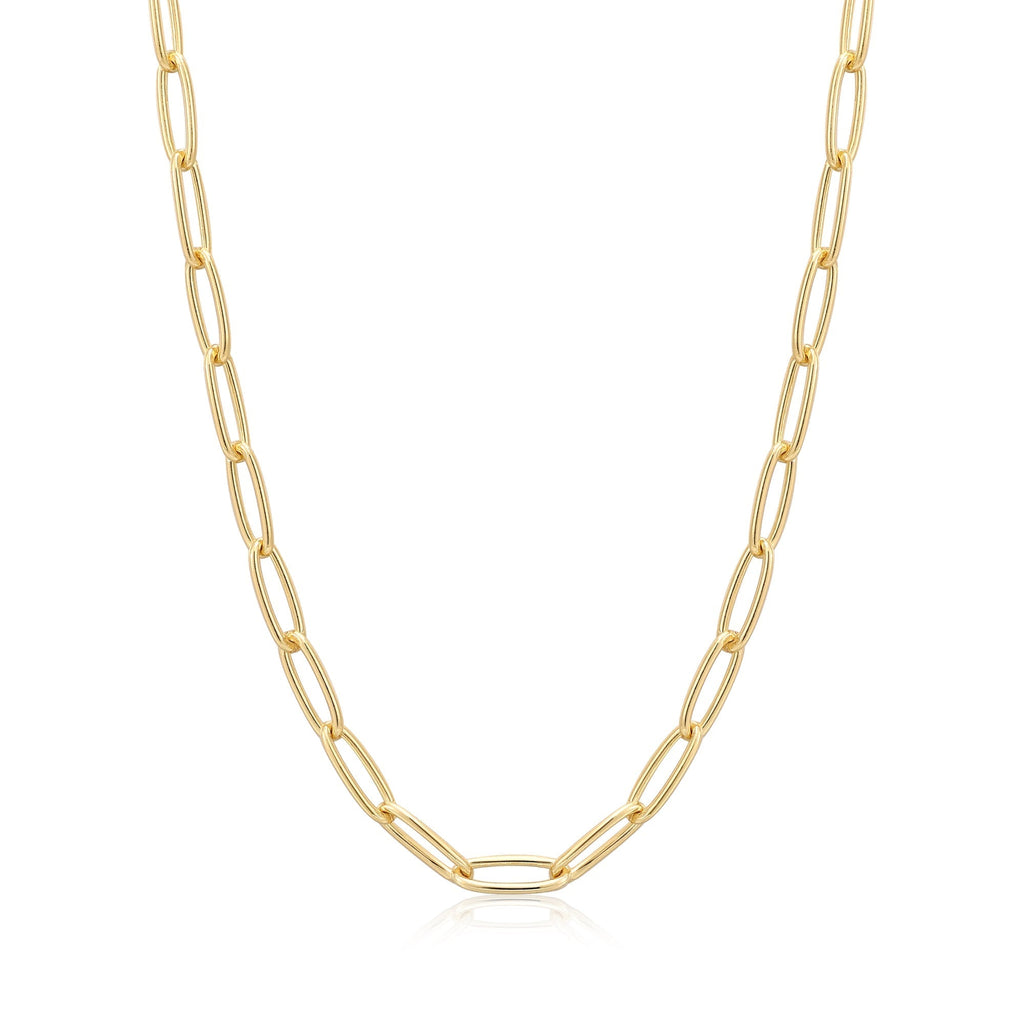 Ania Haie Gold Paperclip Chunky Chain Necklace Necklaces Ania Haie   