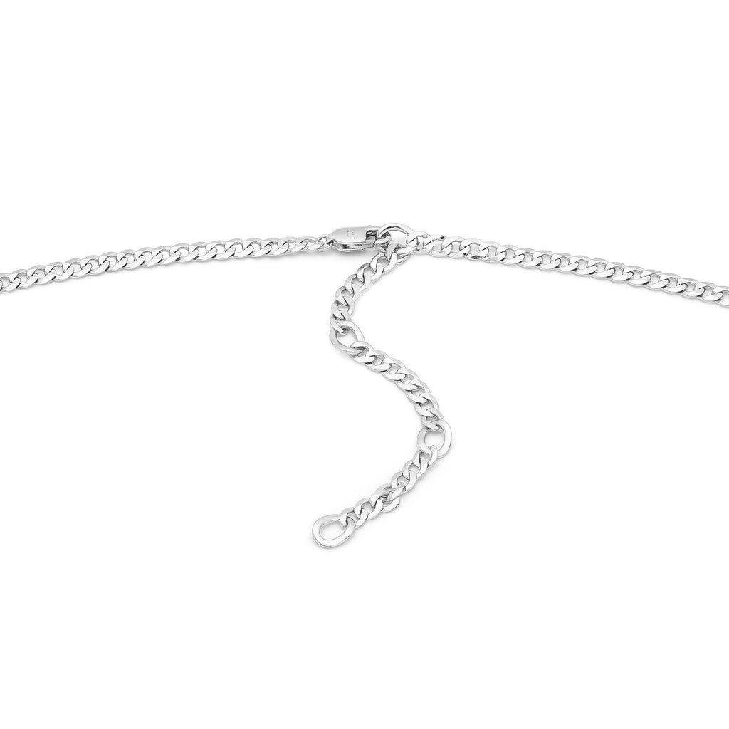 Ania Haie Silver Curb Chain Charm Connector Necklace Necklace Ania Haie   