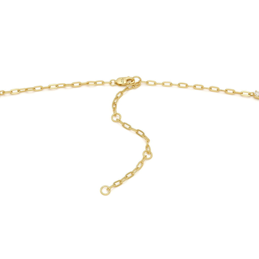Ania Haie Gold Sparkle Chain Charm Connector Necklace Necklace Ania Haie   