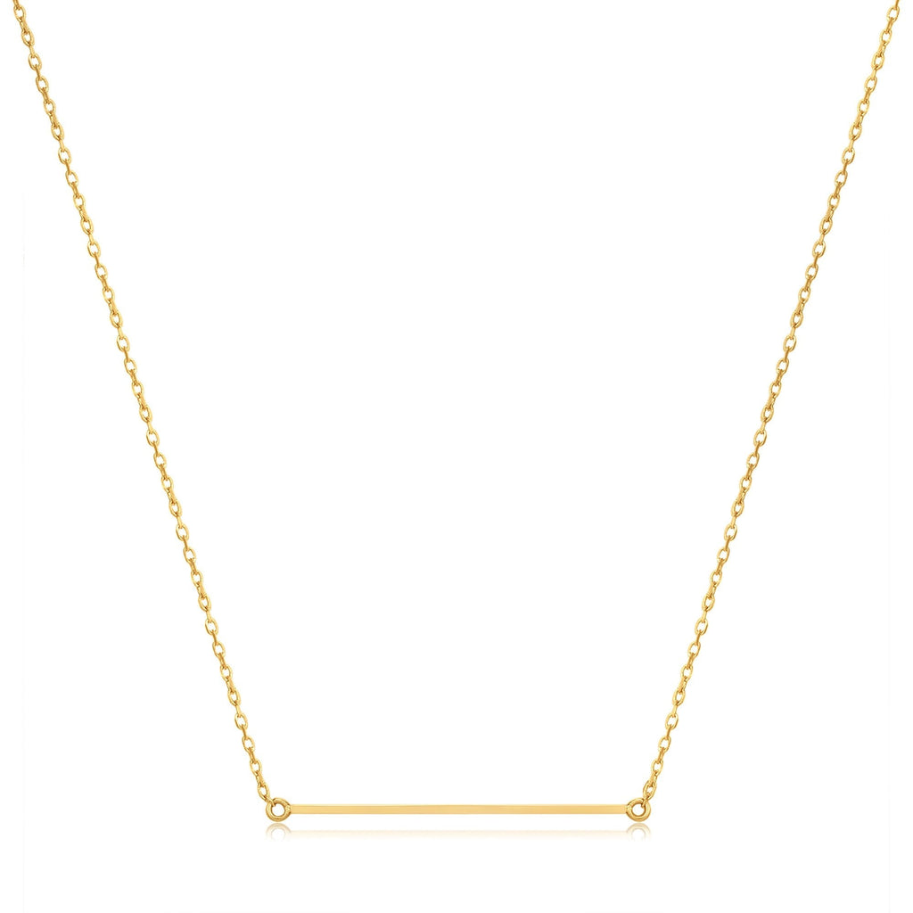 Ania Haie 14kt Gold Solid Bar Necklace Necklace Ania Haie   