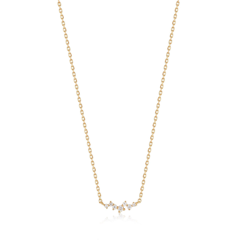 Ania Haie 14kt Gold Stargazer Natural Diamond Constellation Necklace Necklaces Ania Haie   