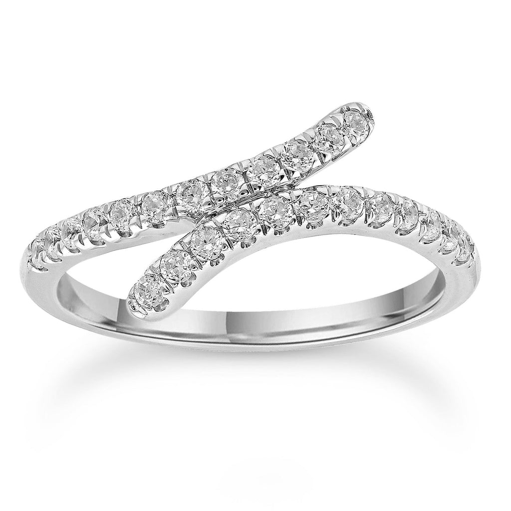 Diamond Ring with 0.30ct Diamonds in 9K White Gold Rings Boutique Diamond Jewellery   
