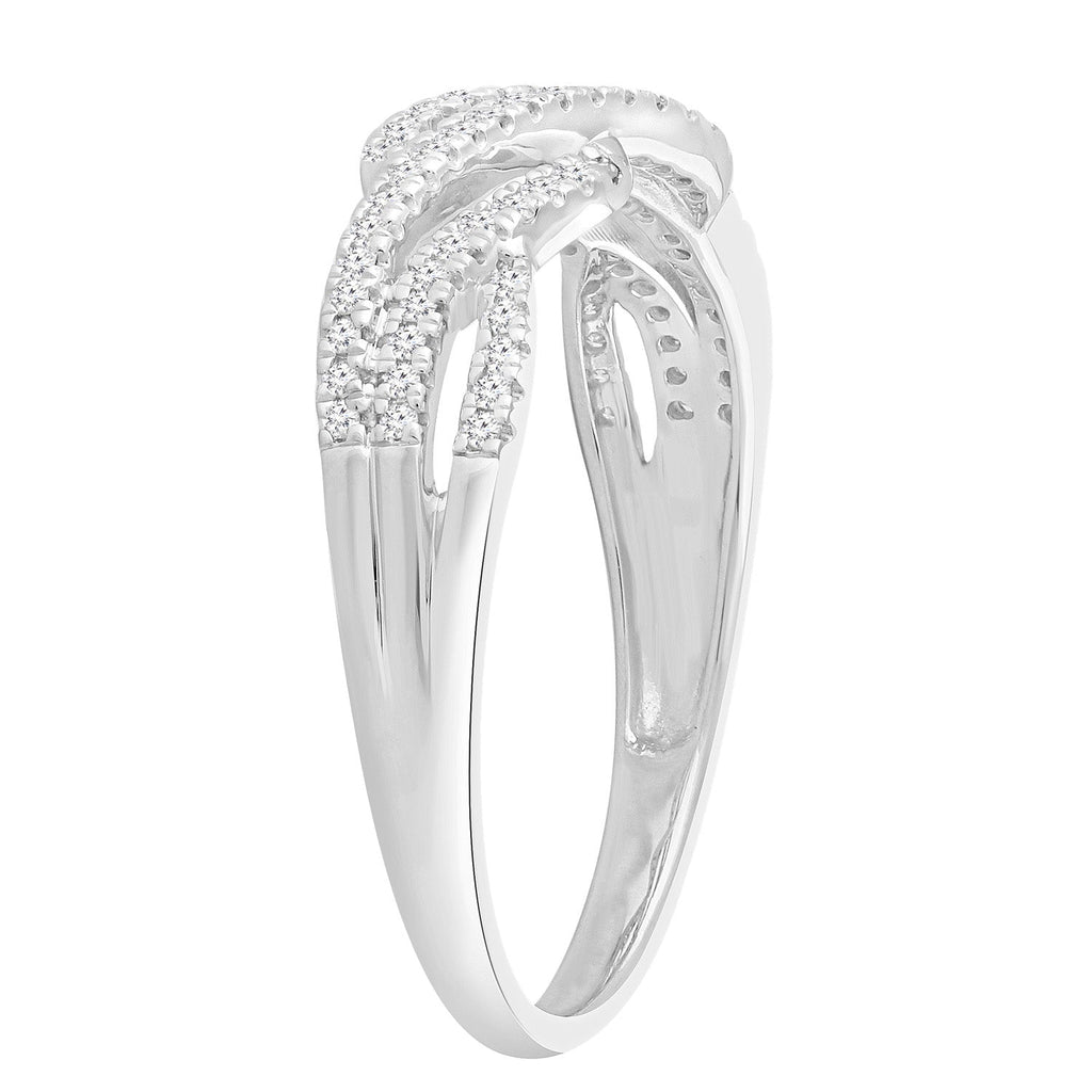Diamond Ring with 0.20ct Diamonds in 9K White Gold Rings Boutique Diamond Jewellery   