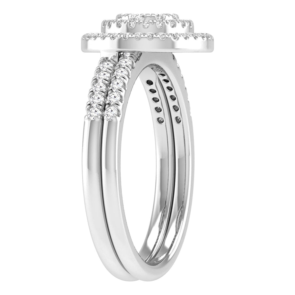 Diamond Ring with 0.50ct Diamonds in 9K White Gold Rings Boutique Diamond Jewellery   