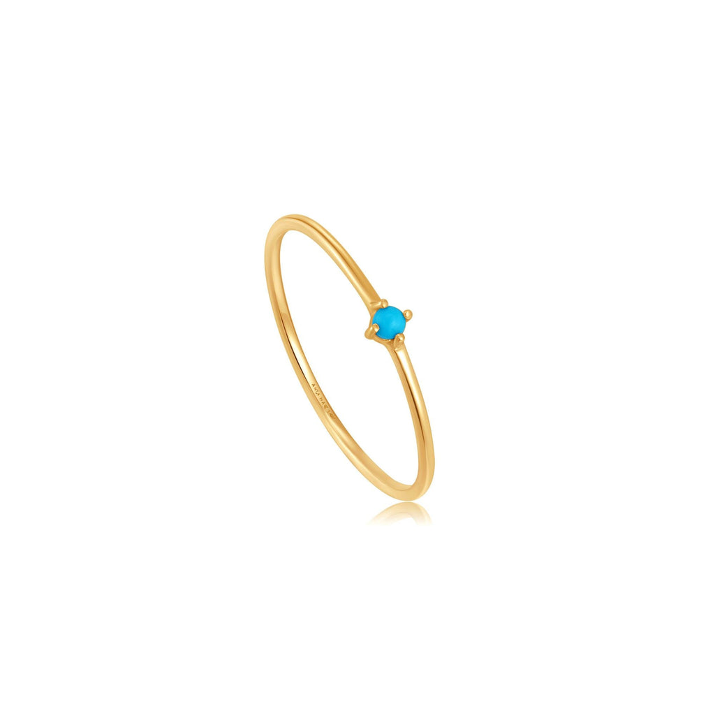 Ania Haie 14kt Gold Turquoise Stone Ring Ring Ania Haie 52  