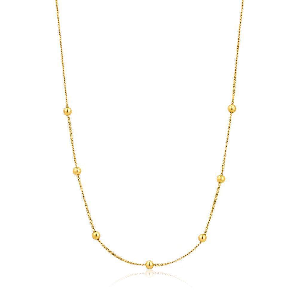 Ania Haie Modern Beaded Necklace - Gold Necklace Ania Haie Default Title  