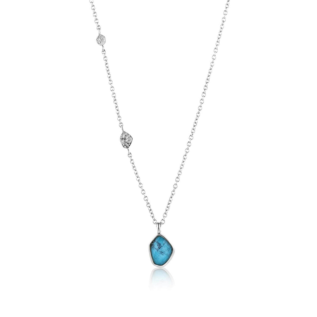 Ania Haie Turquoise Pendant Necklace - Silver Necklace Ania Haie Default Title  