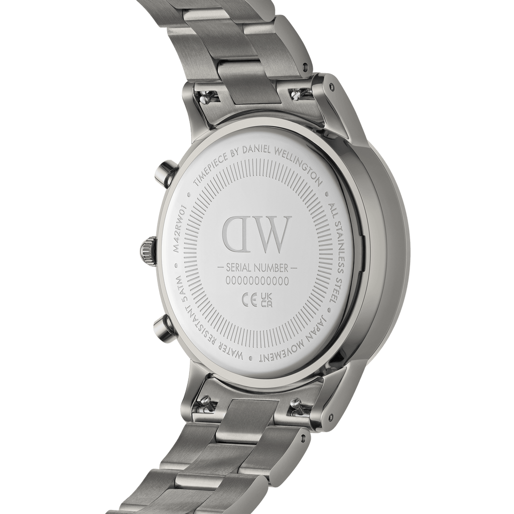 Daniel Wellington Iconic Chronograph 42 Link Anthracite-Grey Sunray Watch Watch Daniel Wellington   