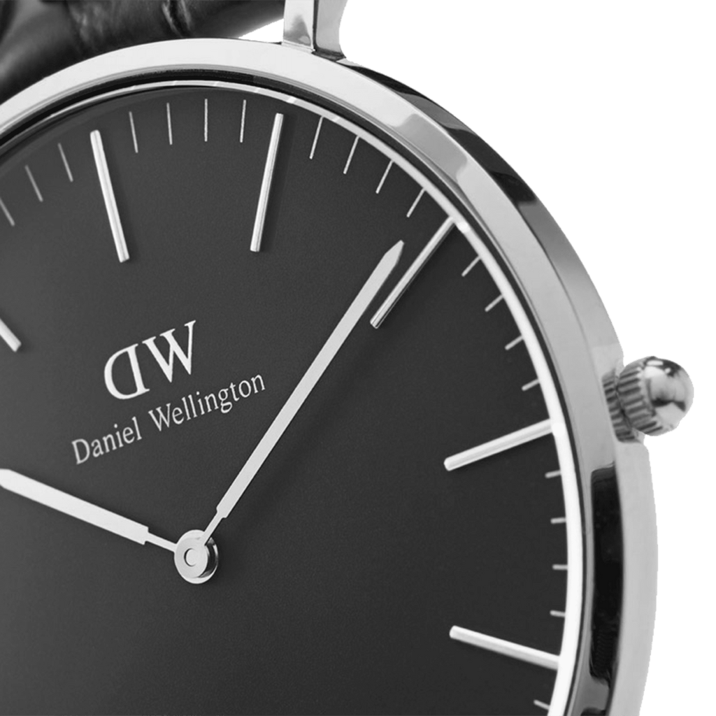Daniel Wellington Classic 40 Sheffield Silver & Black Watch Watch Daniel Wellington   