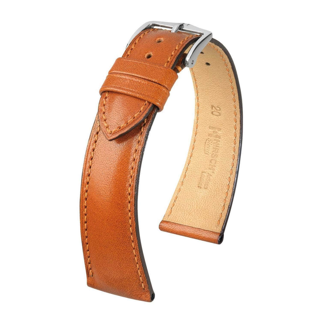 Hirsch Siena Golden Brown Tuscan Leather Watch Band Watch Band Hirsch   