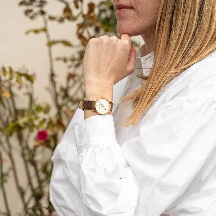 Mondaine Official evo2 30mm Golden Stainless Steel watch Watch Mondaine   
