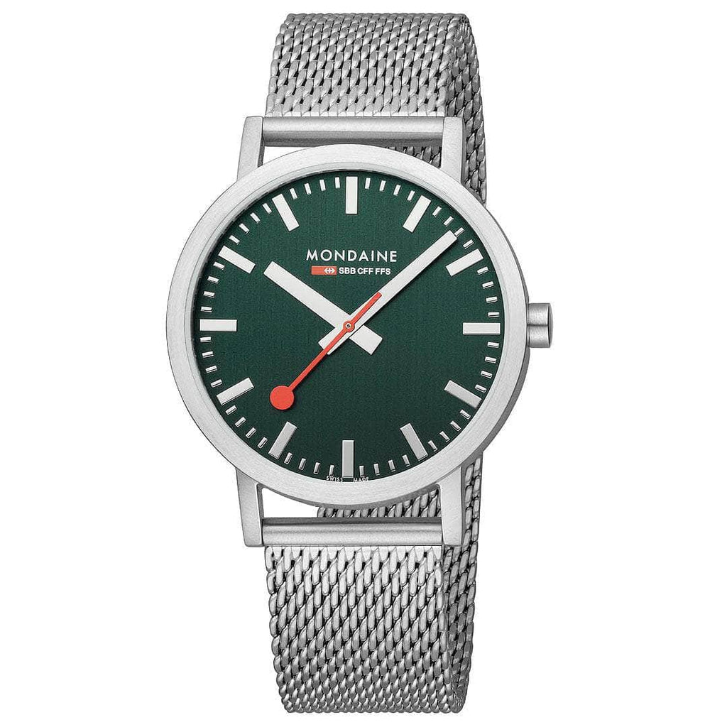 Mondaine Official Swiss Railways Classic Forest Green 40mm Watch Watch Mondaine   