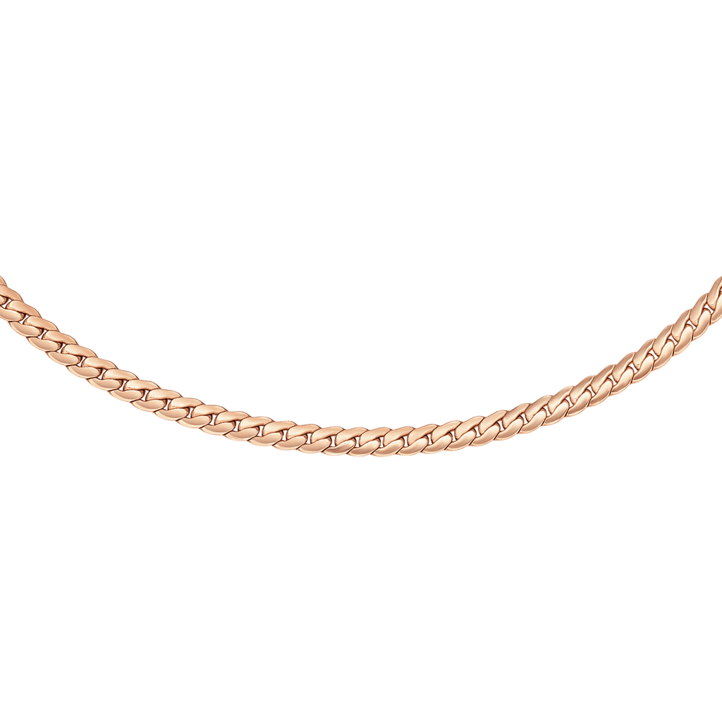 Daniel Wellington Elan Flat Chain Necklace Long Rose Gold Necklace Daniel Wellington   