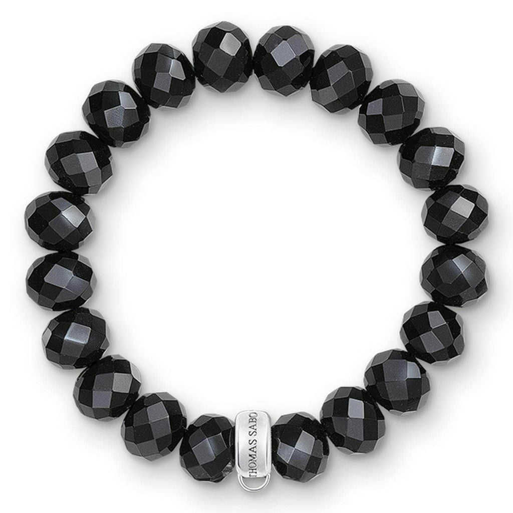 Thomas Sabo Black Obsidian Charm Bracelet Bracelet Thomas Sabo L (17.5 cm)  