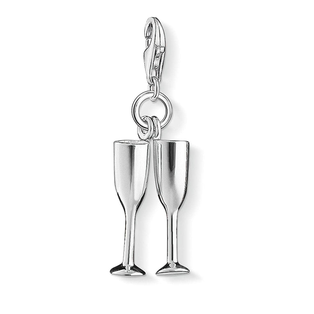 Thomas Sabo Charm Pendant "Champagne Glasses" Charm Thomas Sabo Default Title  