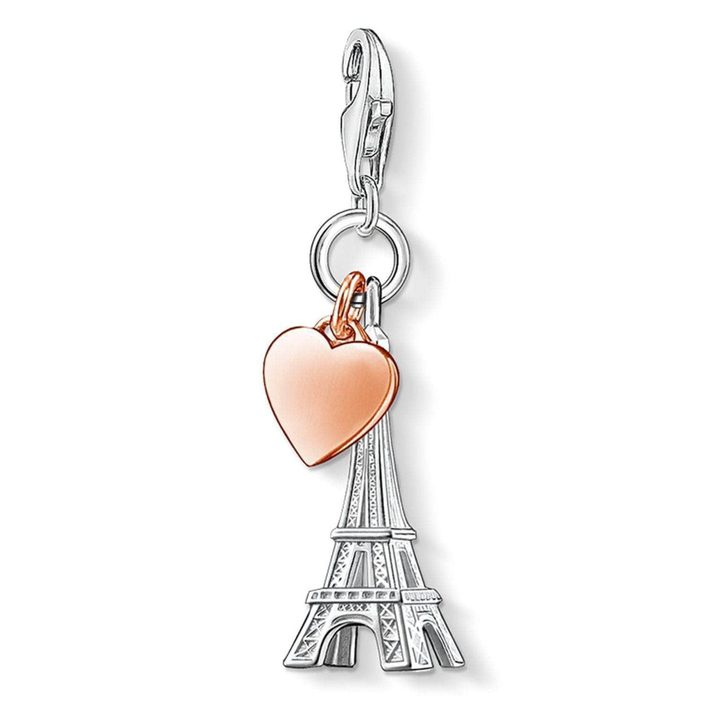 Thomas Sabo Charm Pendant "Eiffel Tower With Heart" Charm Thomas Sabo Default Title  