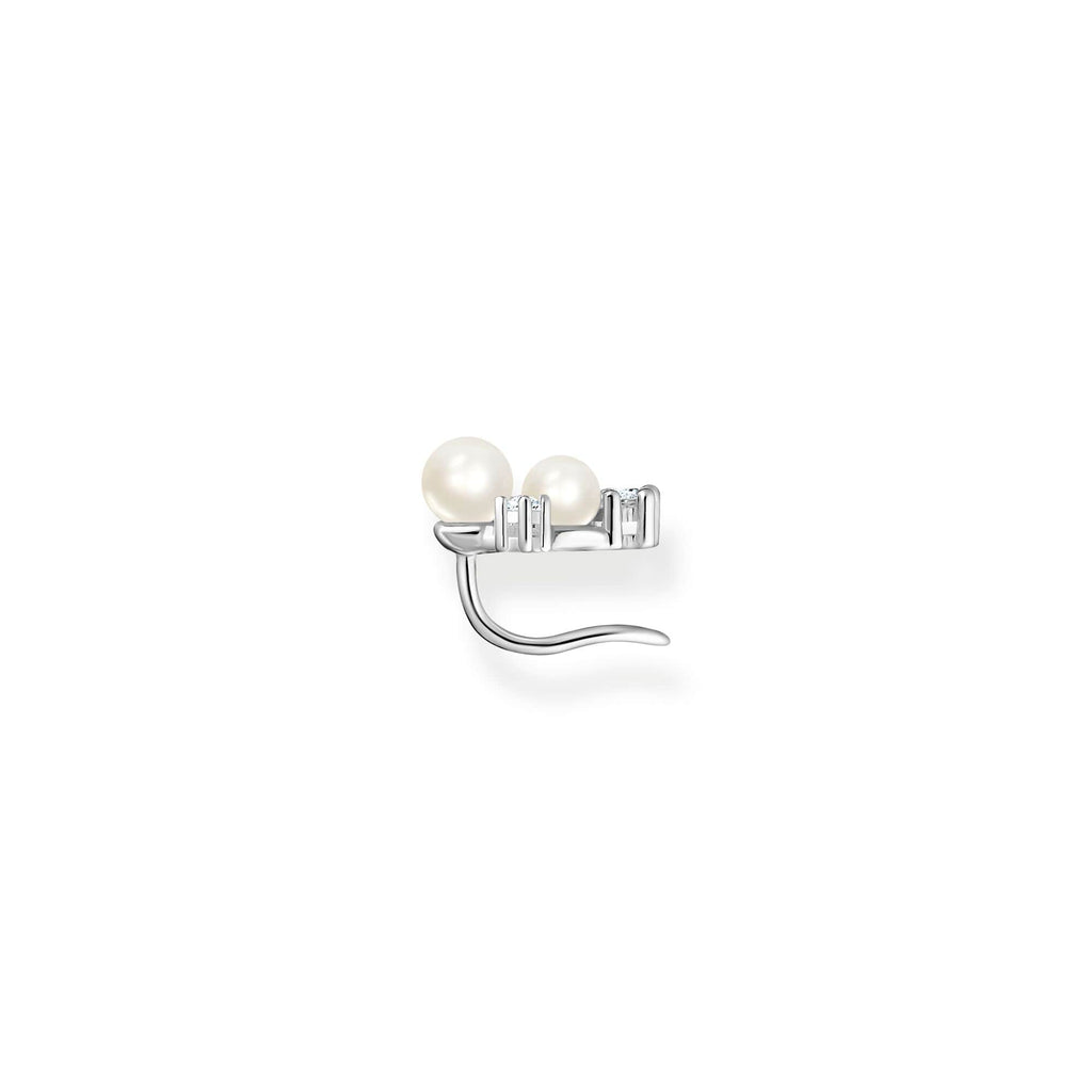 Thomas Sabo Ear studs pearls and white stones silver Earring Thomas Sabo   