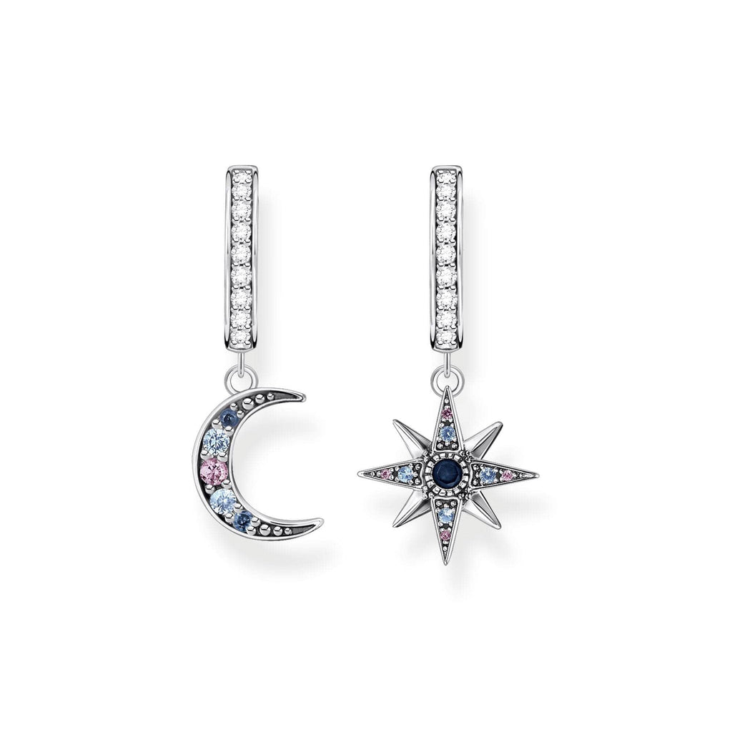 Thomas Sabo Hoop earrings royalty star & moon Earrings Thomas Sabo   