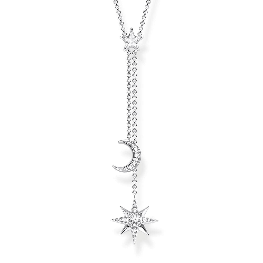 Thomas Sabo Necklace Star & Moon Silver Necklace Thomas Sabo Default Title  