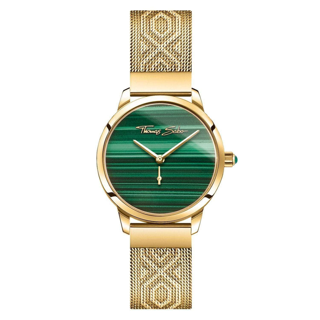 Thomas Sabo Women's Watch Garden Spirit Malachite Gold Watch Thomas Sabo Default Title  