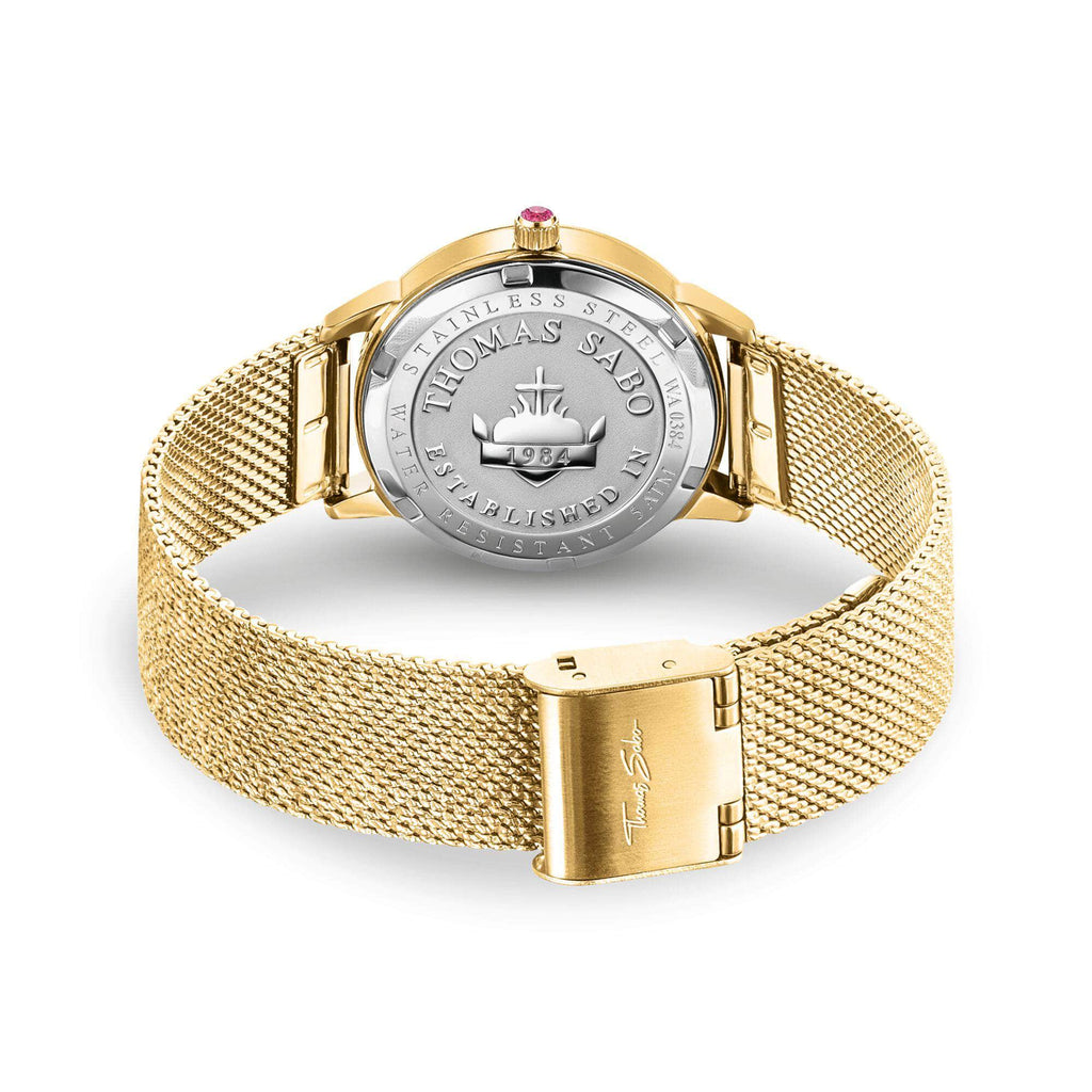 Thomas Sabo Women's watch snake in 3D optics gold Watch Thomas Sabo   