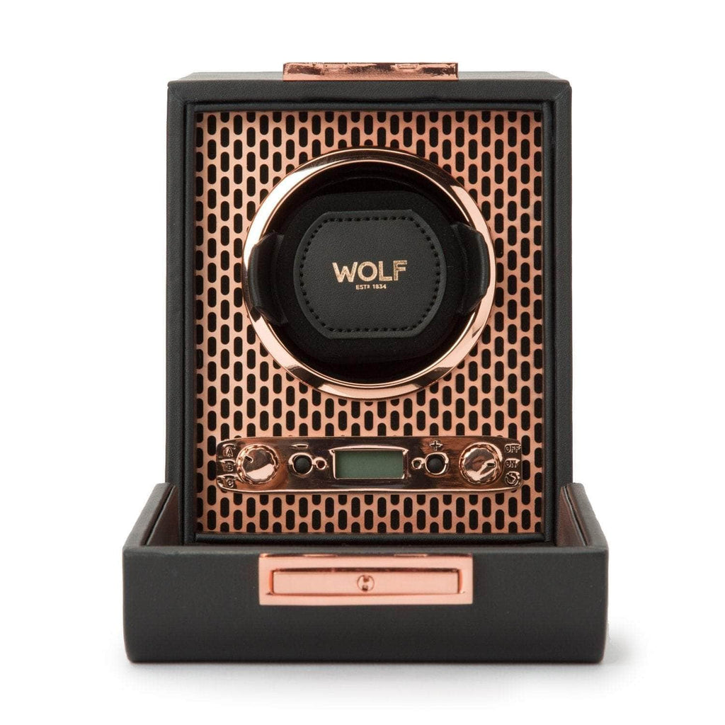 Wolf Axis Single Winder Copper Watch Winder Wolf   