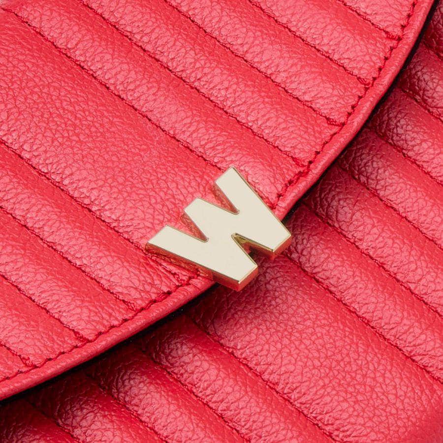 Wolf Mimi Crossbody Bag with Wristlet Red Handbags Wolf   