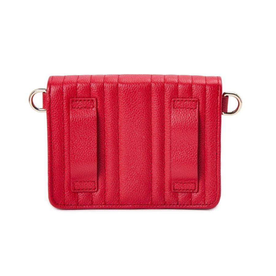Wolf Mimi Mini Bag with Wristlet & Lanyard Red Handbags Wolf   